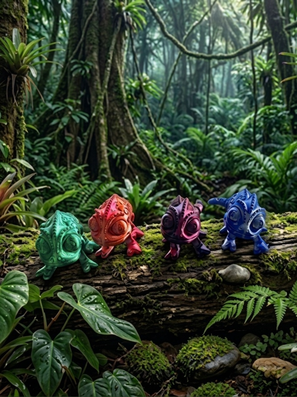 3-D Printed Geckos